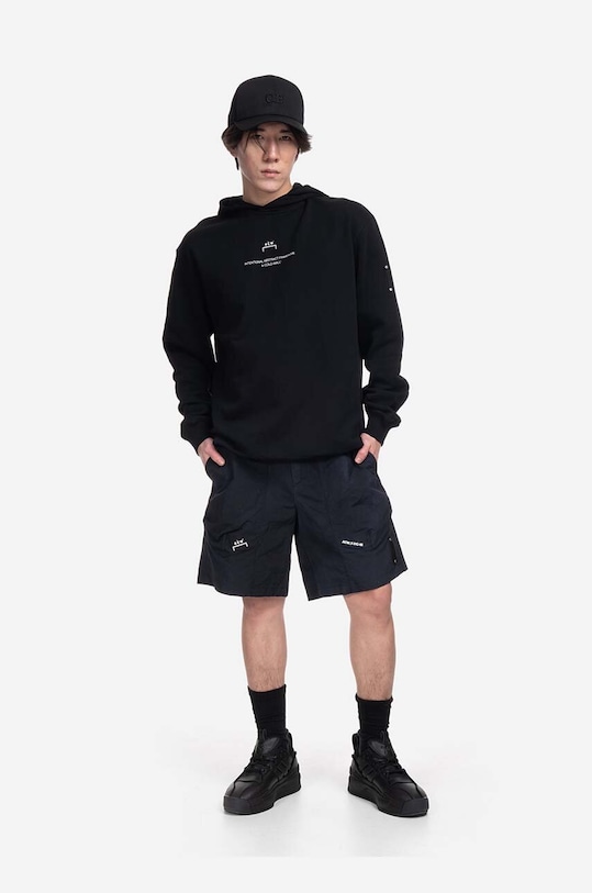 A-COLD-WALL* pantaloni scurți Irregular Dye Short ACWMB183 negru SS23