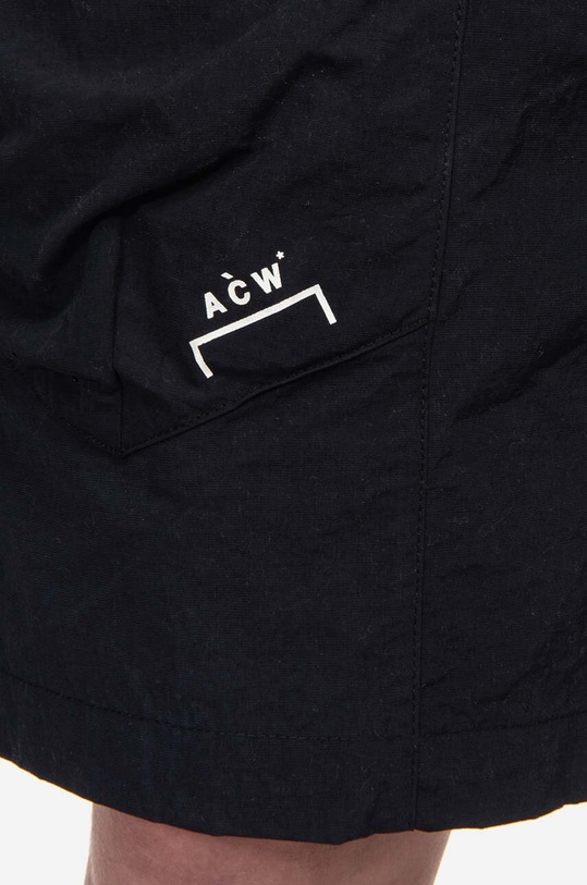 A-COLD-WALL* pantaloni scurți Irregular Dye Short negru ACWMB183
