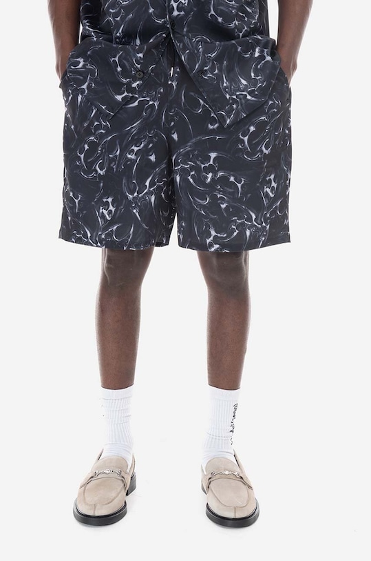 Kraťasy Han Kjøbenhavn Chrome Tribal Printed Track Shorts M-132503-057 M.132503