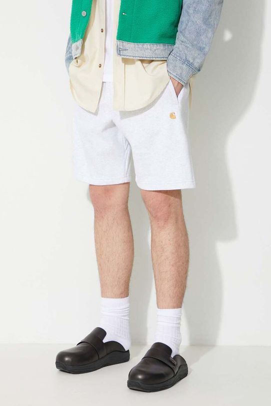 Σορτς Carhartt WIP Pocket Sweat Short γκρί I028950