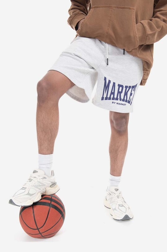 Market szorty bawełniane Persistent Logo Sweatshorts 395000601.0016