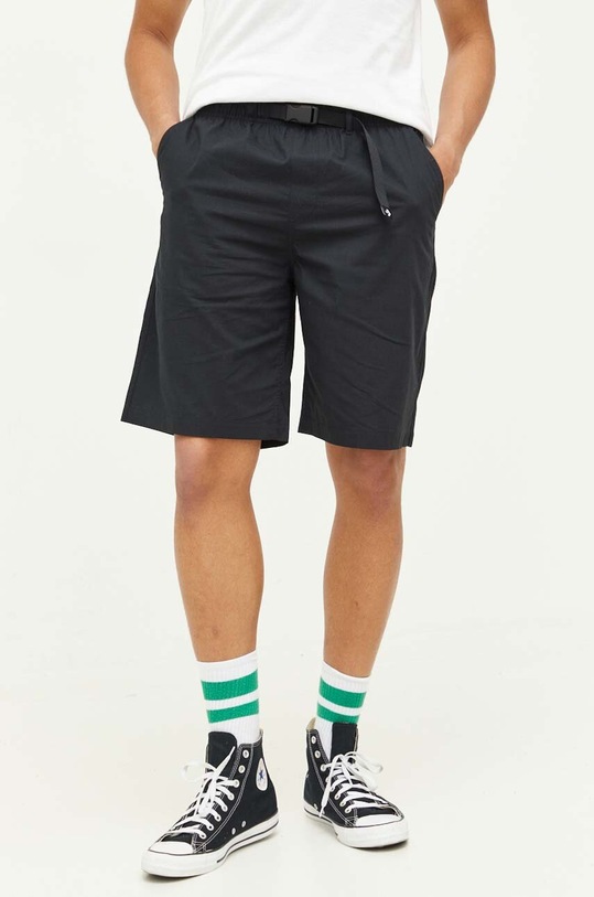 Bavlnené šortky Converse bavlna čierna 10024743.A01