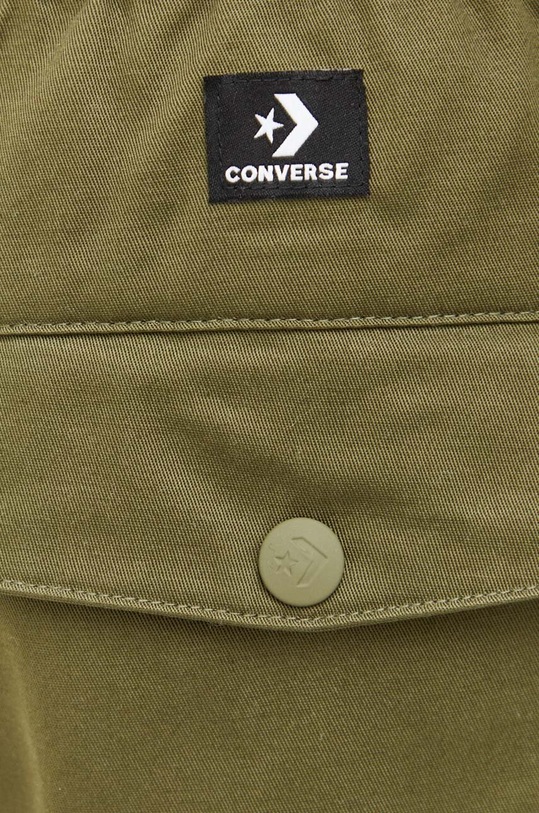 Bavlnené šortky Converse 10024609.A04 zelená