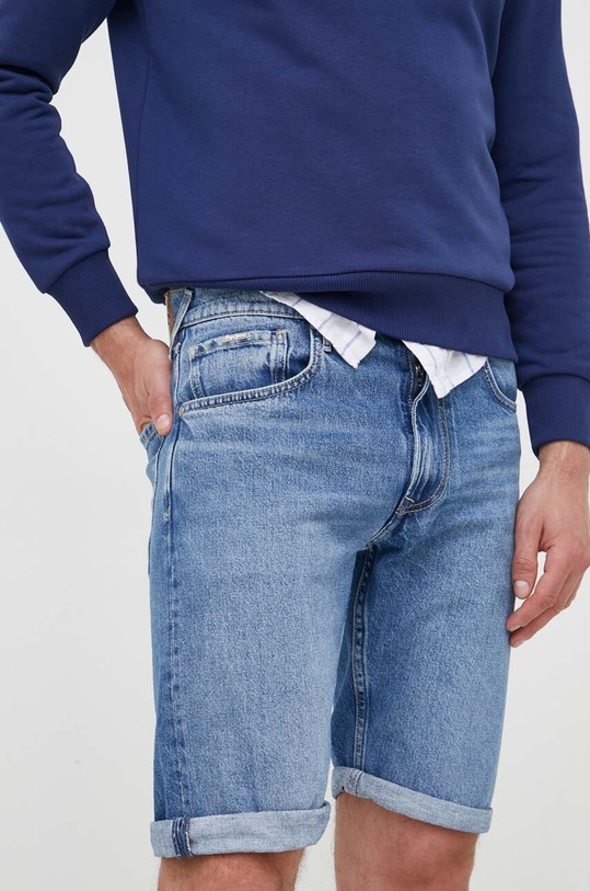 Pepe Jeans pantaloncini di jeans denim blu PM800933HQ6.000