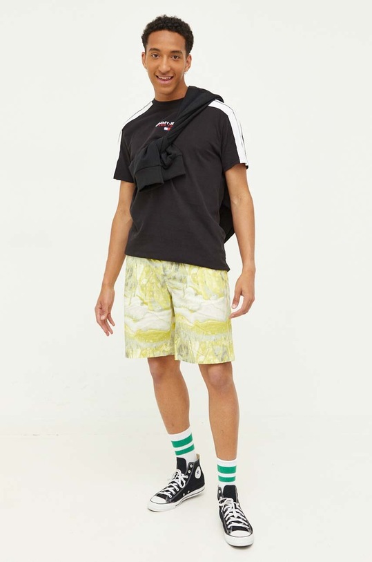 Converse pantaloni scurti din bumbac 10024939.A01 verde SS23