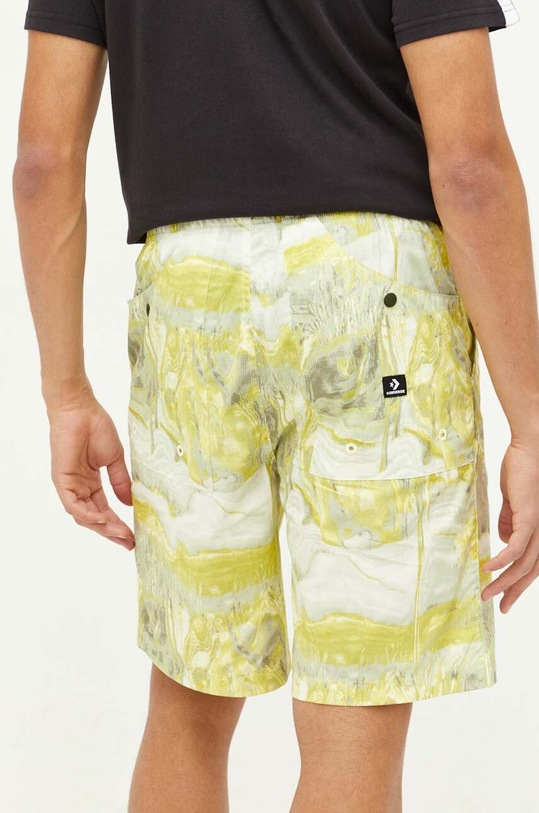 Îmbrăcăminte Converse pantaloni scurti din bumbac 10024939.A01 verde