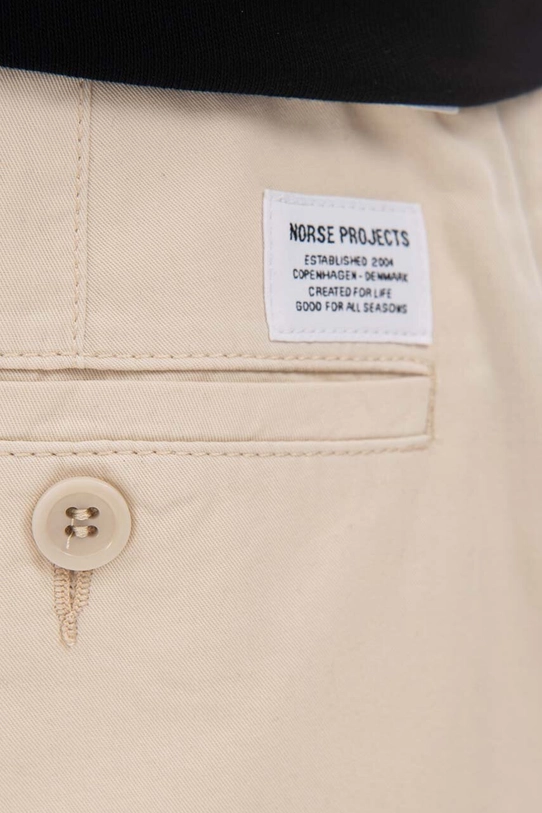 Бавовняні шорти Norse Projects N35.0597.2064 бежевий