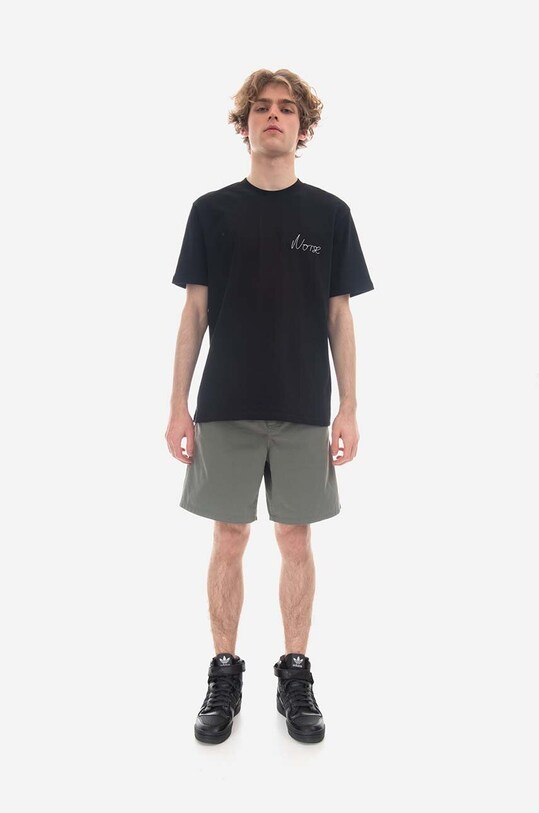 Bavlnené šortky Norse Projects Aros Regular Light Shorts N35-0597 8061 N35.0597.8061 zelená SS23
