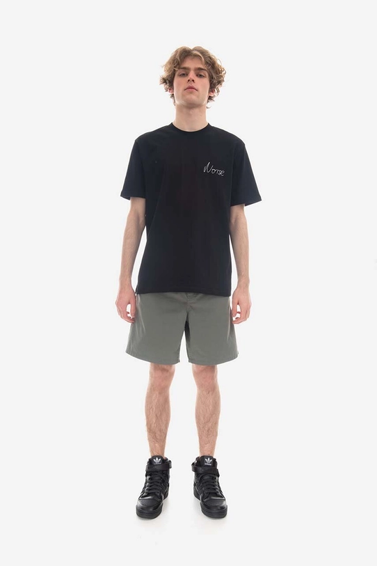 Бавовняні шорти Norse Projects N35.0597.8061 зелений SS23