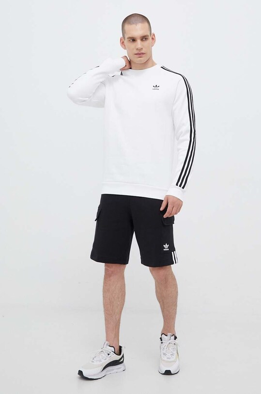 adidas Originals szorty bawełniane Adicolor Classics 3-Stripes Cargo IA6334 czarny SS23