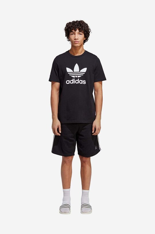 adidas Originals pantaloni scurți din bumbac IA6351 negru SS23