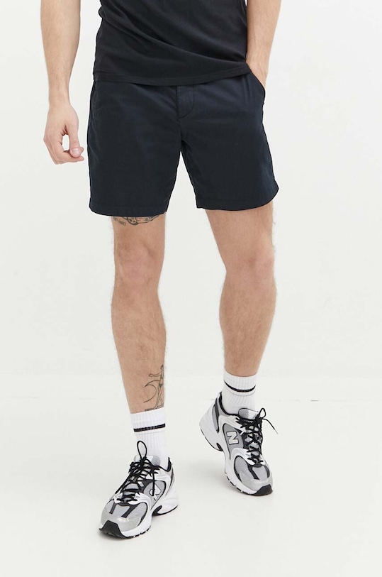 Σορτς Abercrombie & Fitch ύφασμα μαύρο KI128.3074.900