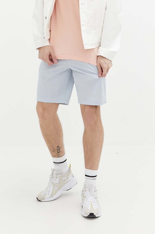 Abercrombie & Fitch pantaloni scurti panza albastru KI128.3157.212