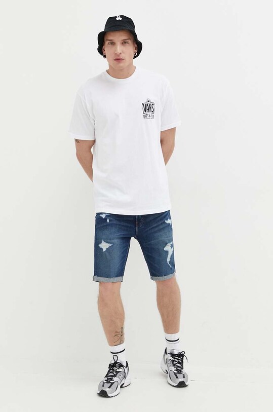 Hollister Co. pantaloni scurti jeans KI328.3051.277 bleumarin SS23
