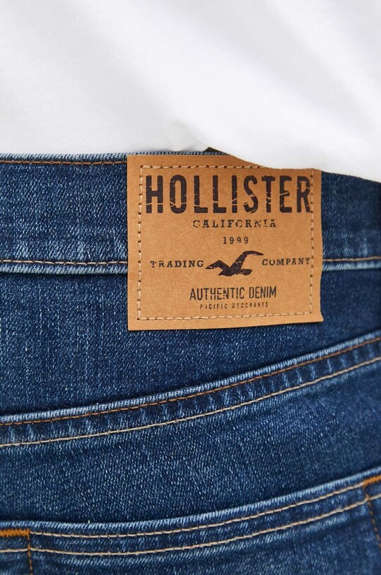 Hollister Co. pantaloni scurti jeans KI328.3051.277 bleumarin