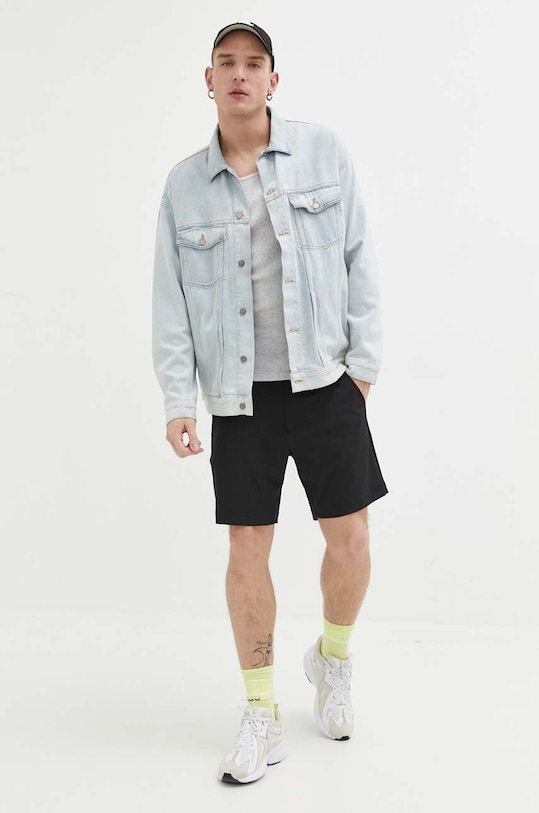 Σορτς Hollister Co. ύφασμα μαύρο KI328.3070.900