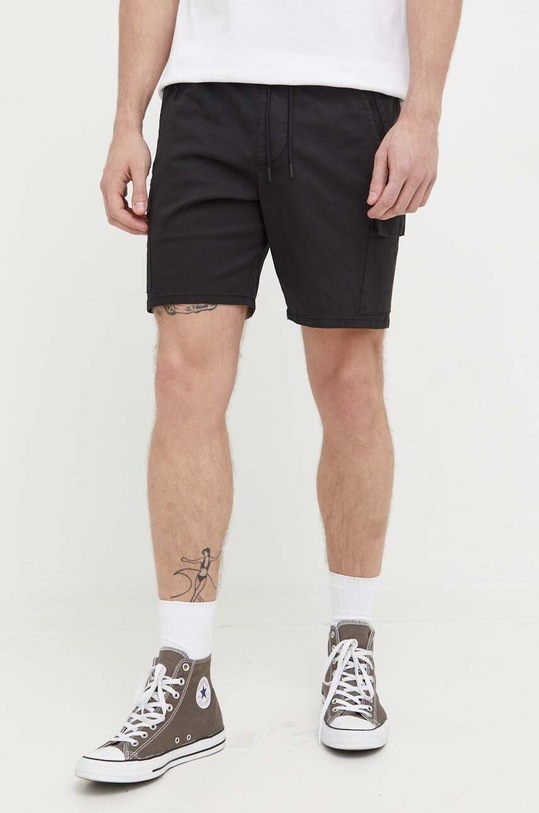 Hollister Co. szorty z elastanem czarny KI328.3153.900