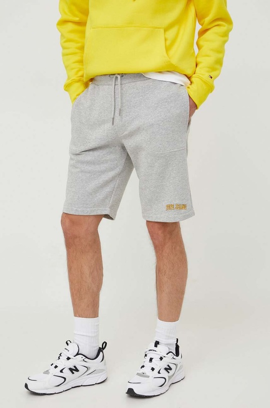 Хлопковые шорты Pepe Jeans August хлопок серый PM801010.913