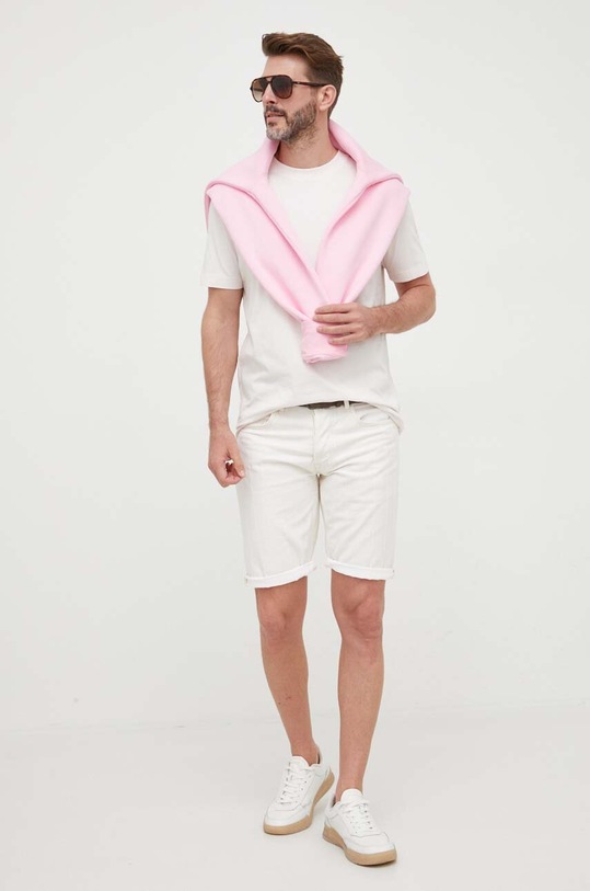 Bavlněné šortky Pepe Jeans Callen PM801013.000 béžová SS23