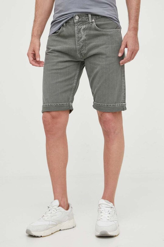 Pepe Jeans szorty jeansowe Callen jeans zielony PM801014.674