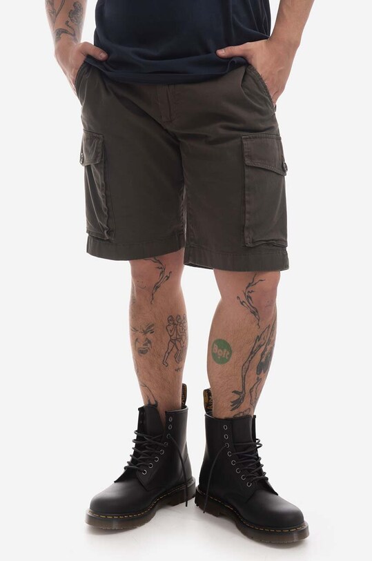Woolrich szorty CFWOSH0039MRUT3343 zielony