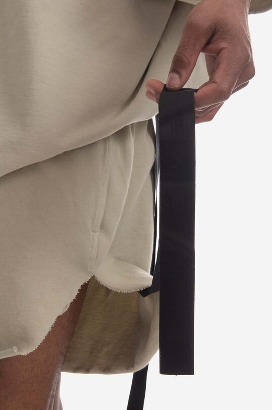 Bavlnené šortky Rick Owens béžová DU01C6374.BEIGE