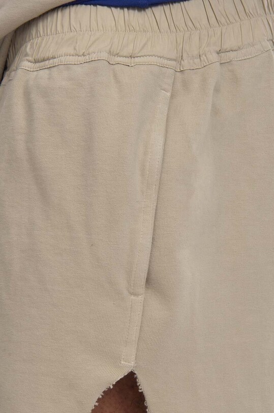 Rick Owens cotton shorts DU01C6374.BEIGE beige