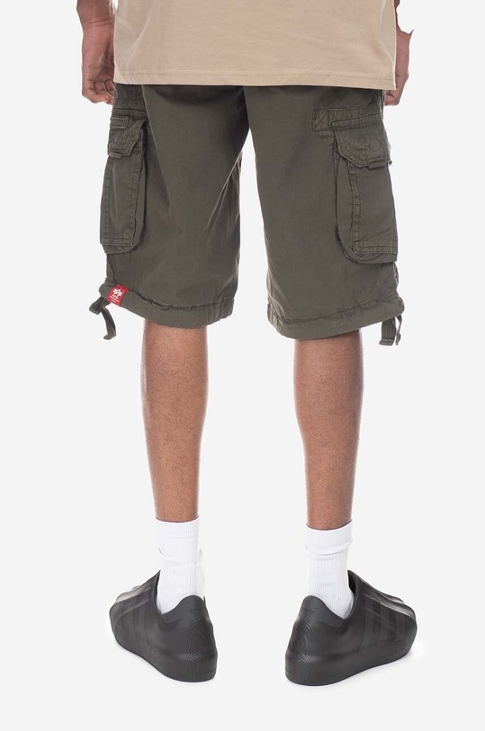 Îmbrăcăminte Alpha Industries pantaloni scurți din bumbac Jet 191200.136 verde