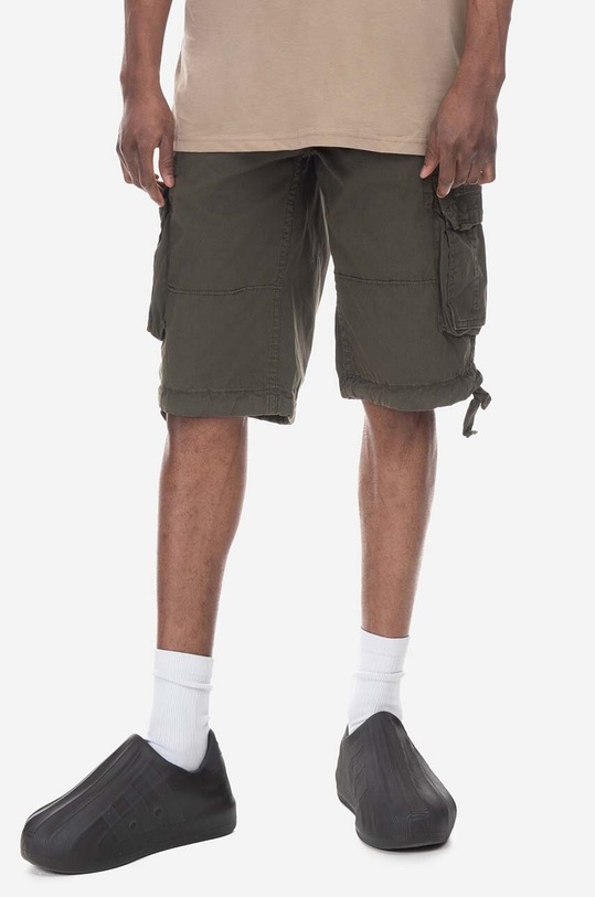 Alpha Industries pantaloni scurți din bumbac Jet verde 191200.136