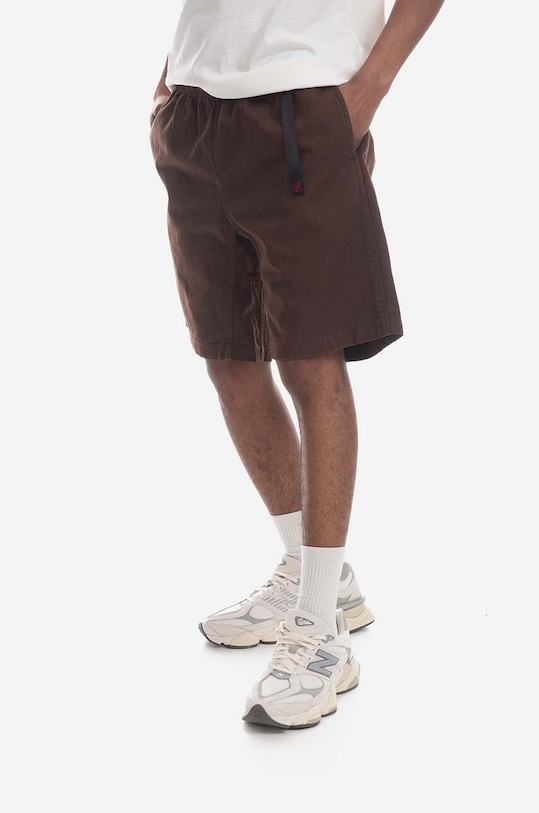 Îmbrăcăminte Gramicci pantaloni scurți din bumbac G-Short G101.OGT maro
