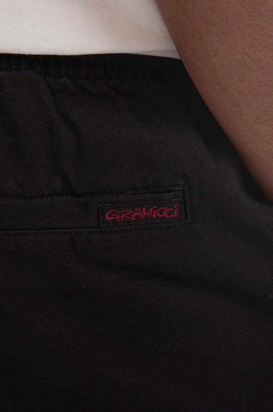 Gramicci pantaloni scurți din bumbac G-Short G101.OGT negru SS25