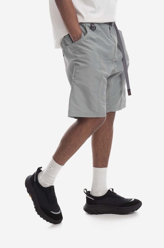 Gramicci pantaloni scurți din bumbac Shell Gear Shor gri G2SM.P025