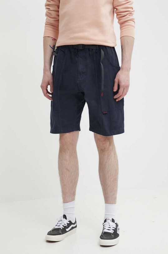 Gramicci pantaloni scurti din bumbac Gadget Short bleumarin G104.OGT