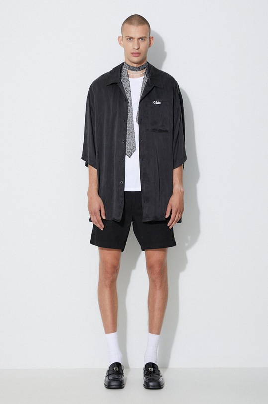 Corridor pantaloni scurți din bumbac CS0051.BLK negru SS23