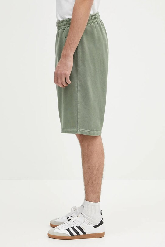 Carhartt WIP cotton shorts Nelson Sweat Short I030130.1YFGD green SS25