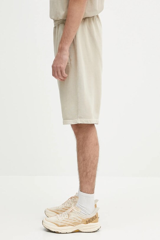 Βαμβακερό σορτσάκι Carhartt WIP Nelson Sweat Short I030130.2LPGD μπεζ SS25