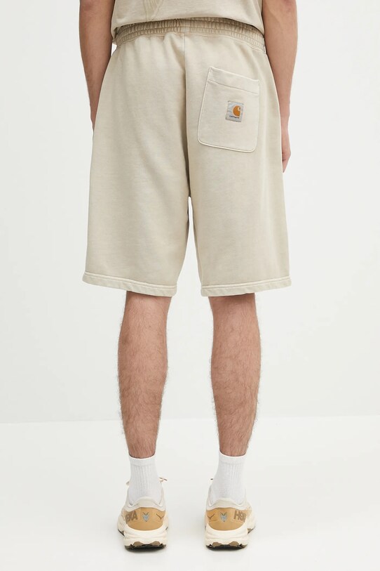 Ρούχα Βαμβακερό σορτσάκι Carhartt WIP Nelson Sweat Short I030130.2LPGD μπεζ