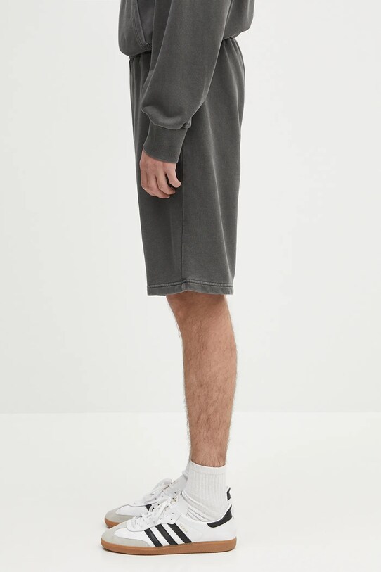 Bavlněné šortky Carhartt WIP Nelson Sweat Short I030130.87GD šedá SS25