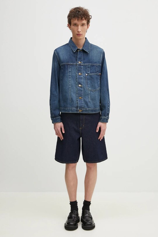 Джинсовые шорты Carhartt WIP Single Knee Short I032026.102 тёмно-синий