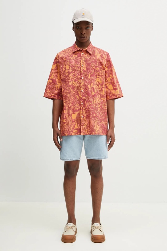 Джинсові шорти Carhartt WIP Single Knee Short I032026.01A3 блакитний