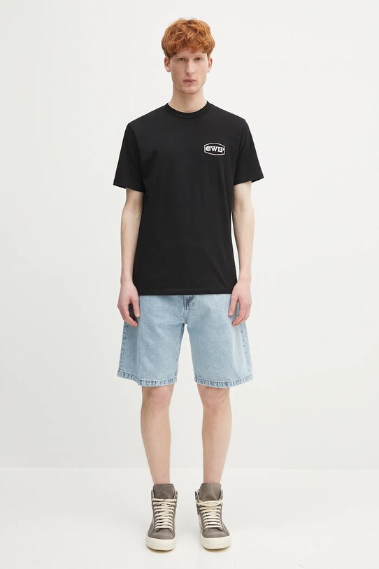 Carhartt WIP szorty jeansowe bawełniane Landon Short I030469.135 niebieski