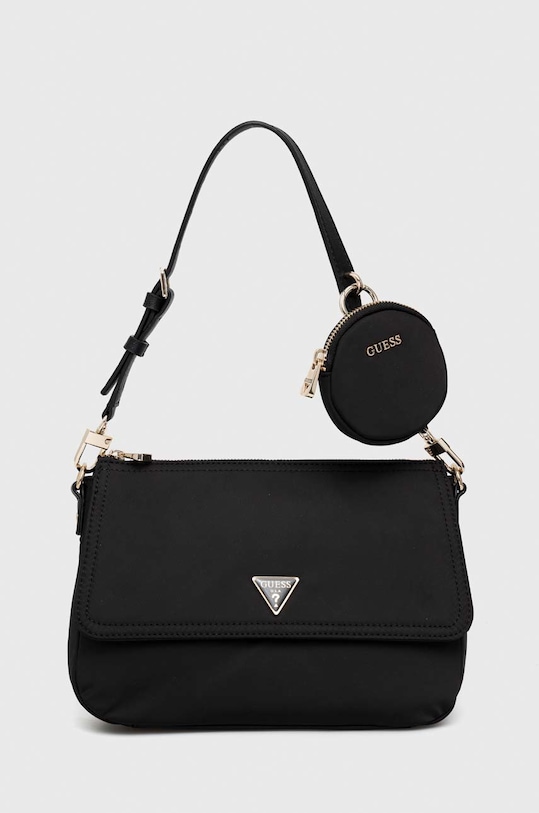 τσάντα Guess υφασμάτινο μαύρο HWEYG8.39518