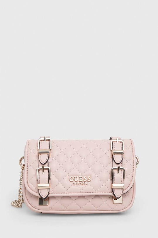 Guess Róz Guess poseta culoarea roz | ANSWEAR.ro