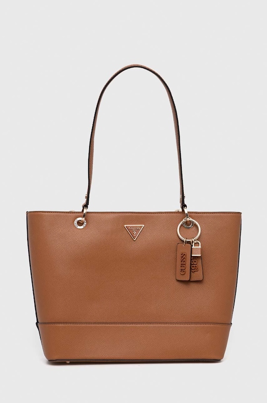 Guess torebka nie mieści A4 brązowy HWEVG8.73723