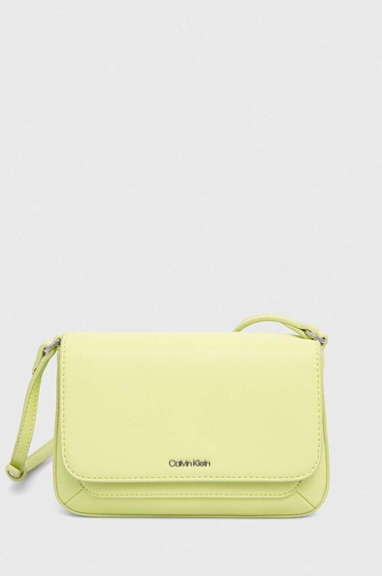 Calvin Klein torebka nie mieści A4 zielony K60K610444.PPYX