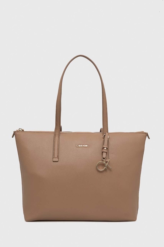 Calvin Klein torebka mieści A4 brązowy K60K609874.PPYX