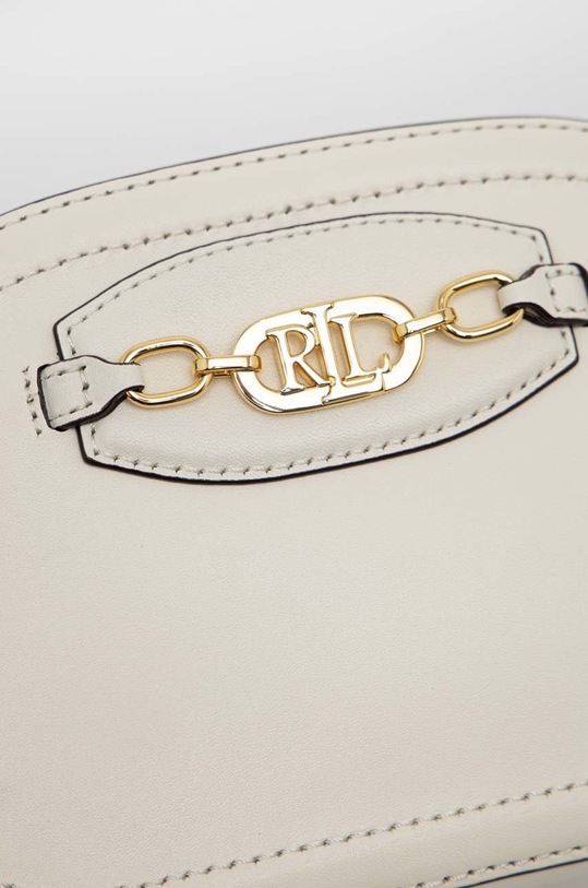 Akcesoria Lauren Ralph Lauren torebka skórzana 431876412 beżowy