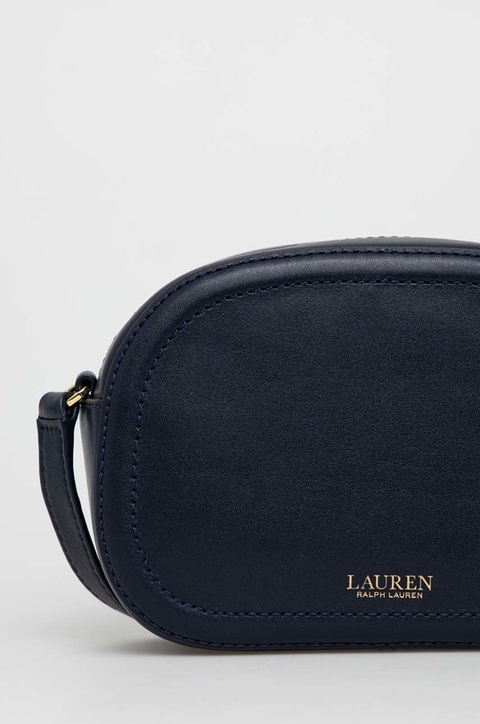 Lauren Ralph Lauren torebka skórzana 431876412 granatowy