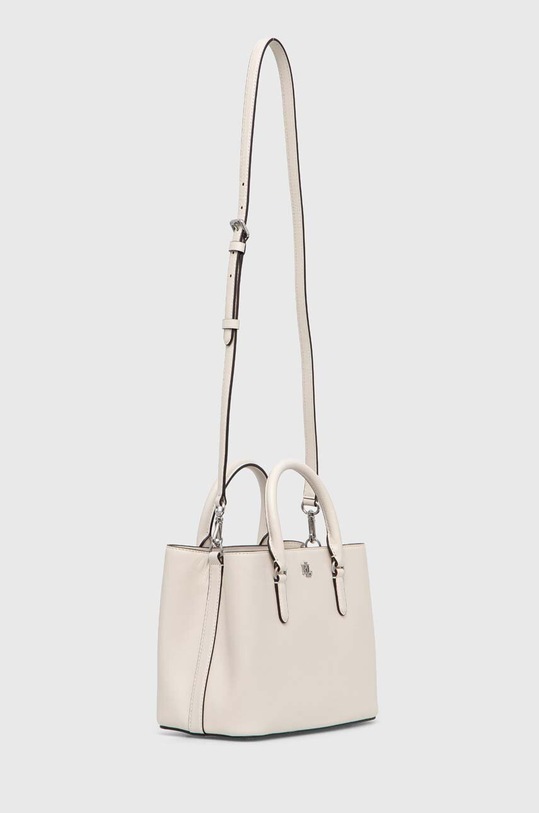 Lauren Ralph Lauren torebka skórzana 431876725 beżowy AW24