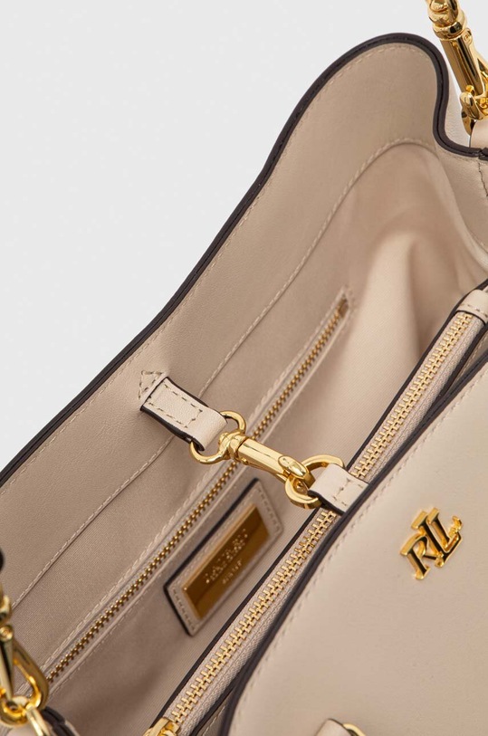 Lauren Ralph Lauren torebka skórzana 431876725 beżowy